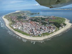 Blick auf die Insel Norderney