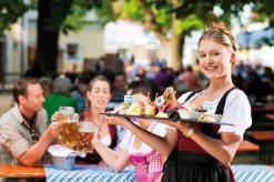 Im Biergarten