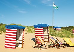 Am Strand von Borkum