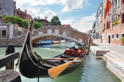 Gondeln in Venedig