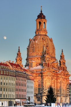 Frauenkirche im Winter