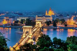 Budapest bei Nacht