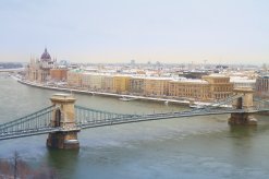 Winterliches Budapest