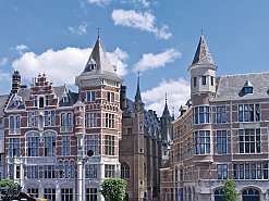 Häuserfassaden in Antwerpen