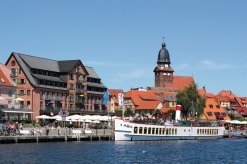 Stadthafen in Waren an der Müritz