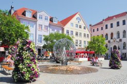 Rathausplatz in Waren an der Müritz