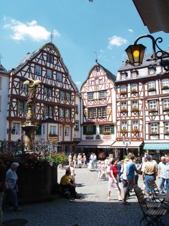 Marktplatz in Bernkastel Kues