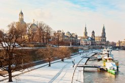 Dresdner Dampfer im Winter