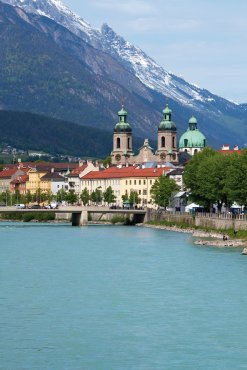 Blick auf die Altstadt von Innsbruck