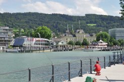 Hafen von Bregenz am Bodensee