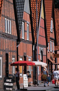 Einkaufsstraße in Steinhude