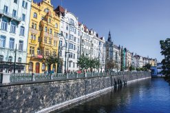 Donaupromenade in Prag