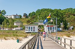 Auf der Seebrücke in Göhren