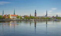 Blick auf Riga