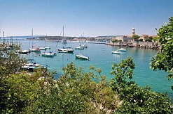 Blick auf die Stadt Krk
