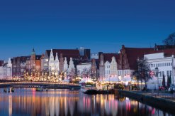 Weihnachten an der Obertrave in Lübeck