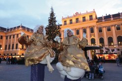 Weihnachtsmarkt auf Schloss Schönbrunn in Wien