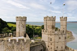 Schloss Caernarfon in Snowdonia