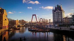 Rotterdam im Abendlicht