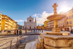 Marktplatz in Florenz