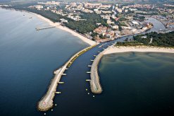 Blick auf Kolberg