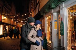 Weihnachten in Erfurt, auf der Krämerbrücke