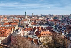 Blick auf die Altstadt von Posen