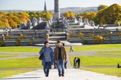 Der Skulpturenpark Vigelandsparken in Oslo