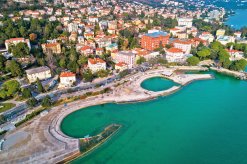 Blick auf Slatina Beach in Opatija
