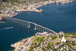 Blick auf Tromso
