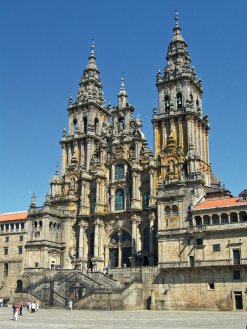 Kathedrale in Santiago de Compostela