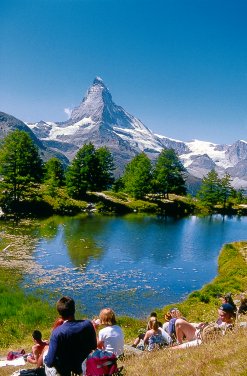 Matterhorn mit Grindjsee