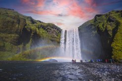 Skogarfoss Wasserfall  (Skogafoss)