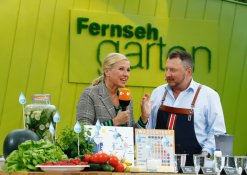 ZDF-Fernsehgarten Mainz, Andrea Kiewel und Sebastian Lege