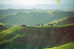 Toskanalandschaft bei Volterra