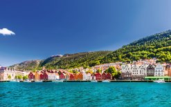 Hafenviertel Bryggen in Bergen