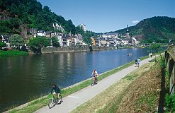 Mosel-Radweg bei Cochem