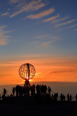 Mitternachtssonne am Nordkap