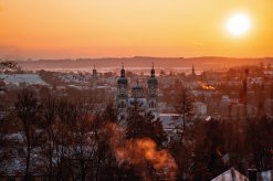 Sonnenaufgang über Kempten
