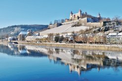 Festung Marienberg im Winter