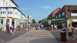 Im Ortskern der Insel Wangerooge