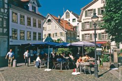 St. Gallen - Gallusplatz im Sommer