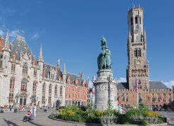 Grote Markt und Belfried in Brügge