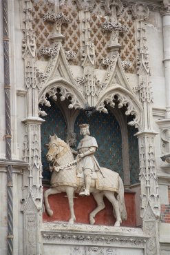 Reiterstandbild Louis 12. Schloss Blois