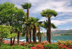 Am Luganer See in Lugano