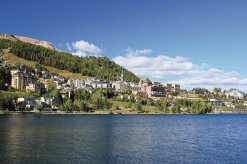 Blick auf St. Moritz