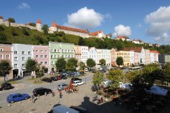 Marktplatz in Burghausen