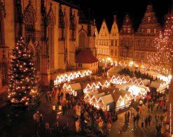 Weihnachtliche Altstadt Münster