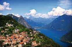 Blick auf Lugano und den Luganer See