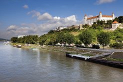 Blick auf Schloss Bratislava